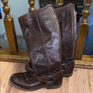 Frye Phillip harness tall boots